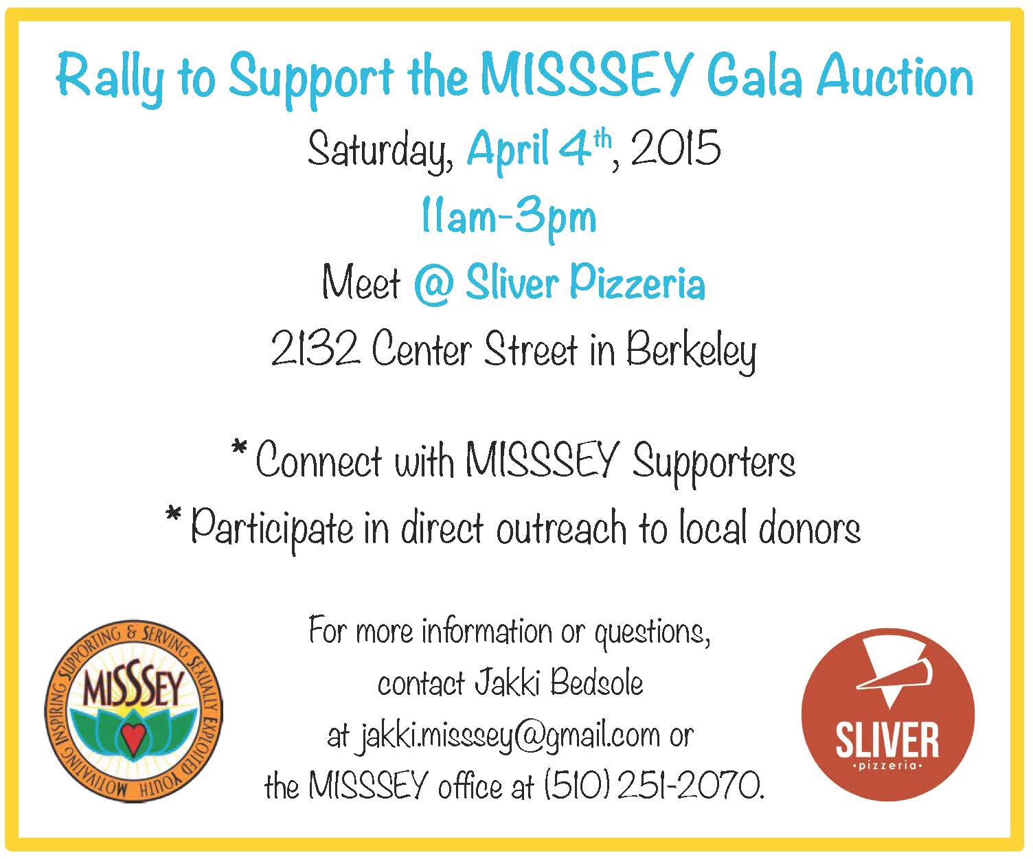 Rally to Support MISSSEY Gala Auction