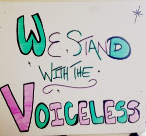 We Stand with the Voiceless